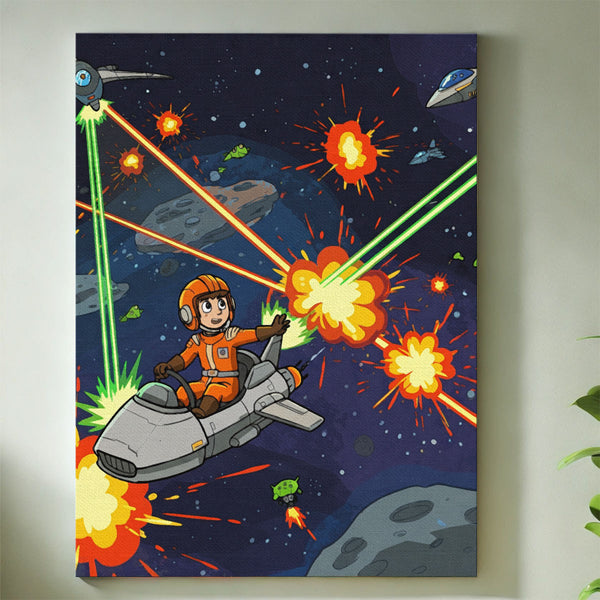 Cosmic Clash | Paint By Numbers Kit