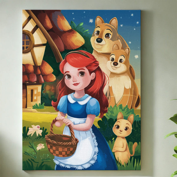 The Village Girl | Paint By Numbers Kit