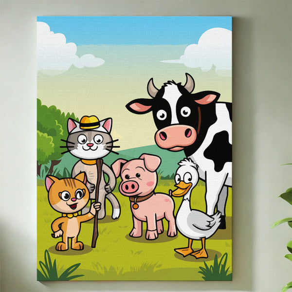 Farm Animal Friends | Paint By Numbers Kit