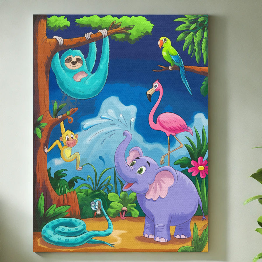 Jungle Friends | Paint By Numbers Kit