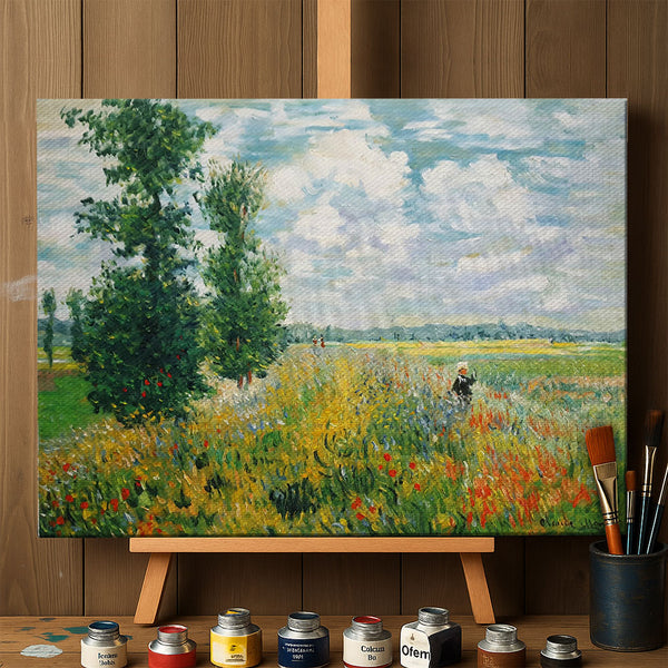 "Poppy Fields near Argenteuil" by Claude Monet
