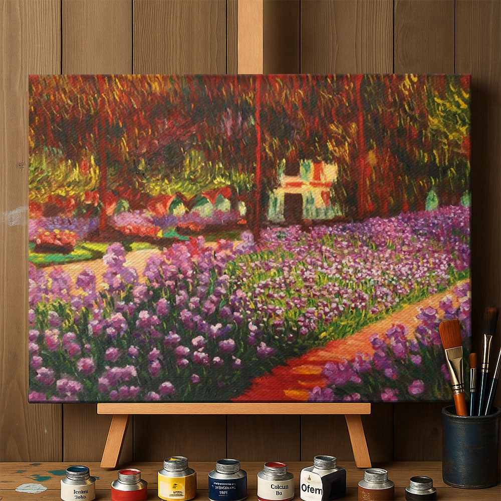 "The Artist's Garden at Giverny" by Claude Monet