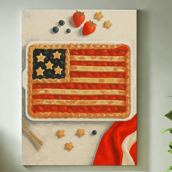 American Flag Pie | Paint-by-number Kit