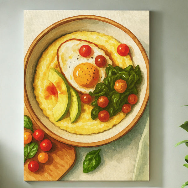Creamy Grits and Eggs | Paint-by-number Kit