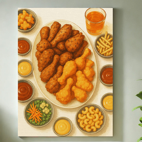 Fried Chicken | Paint-by-number Kit