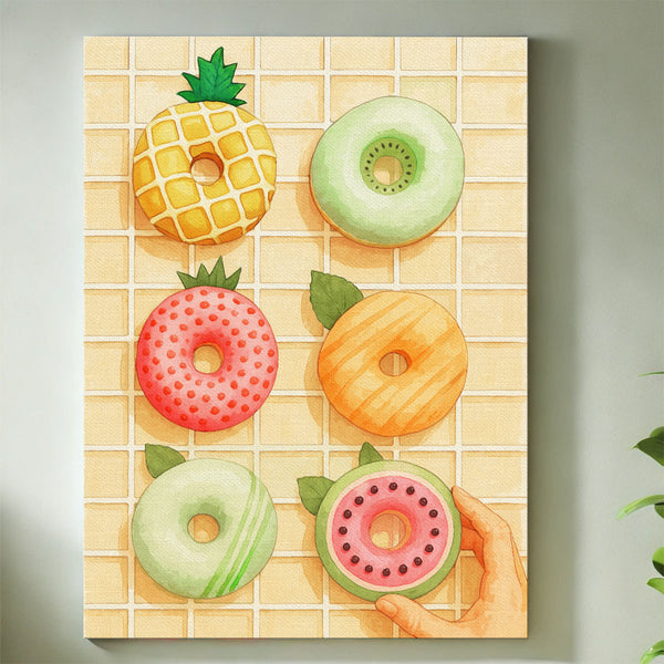 Fruit Donut | Paint-by-number Kit