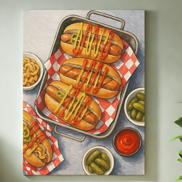 Hot Dog | Paint-by-number Kit