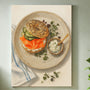 Smoked Salmon Bagel | Paint-by-number Kit