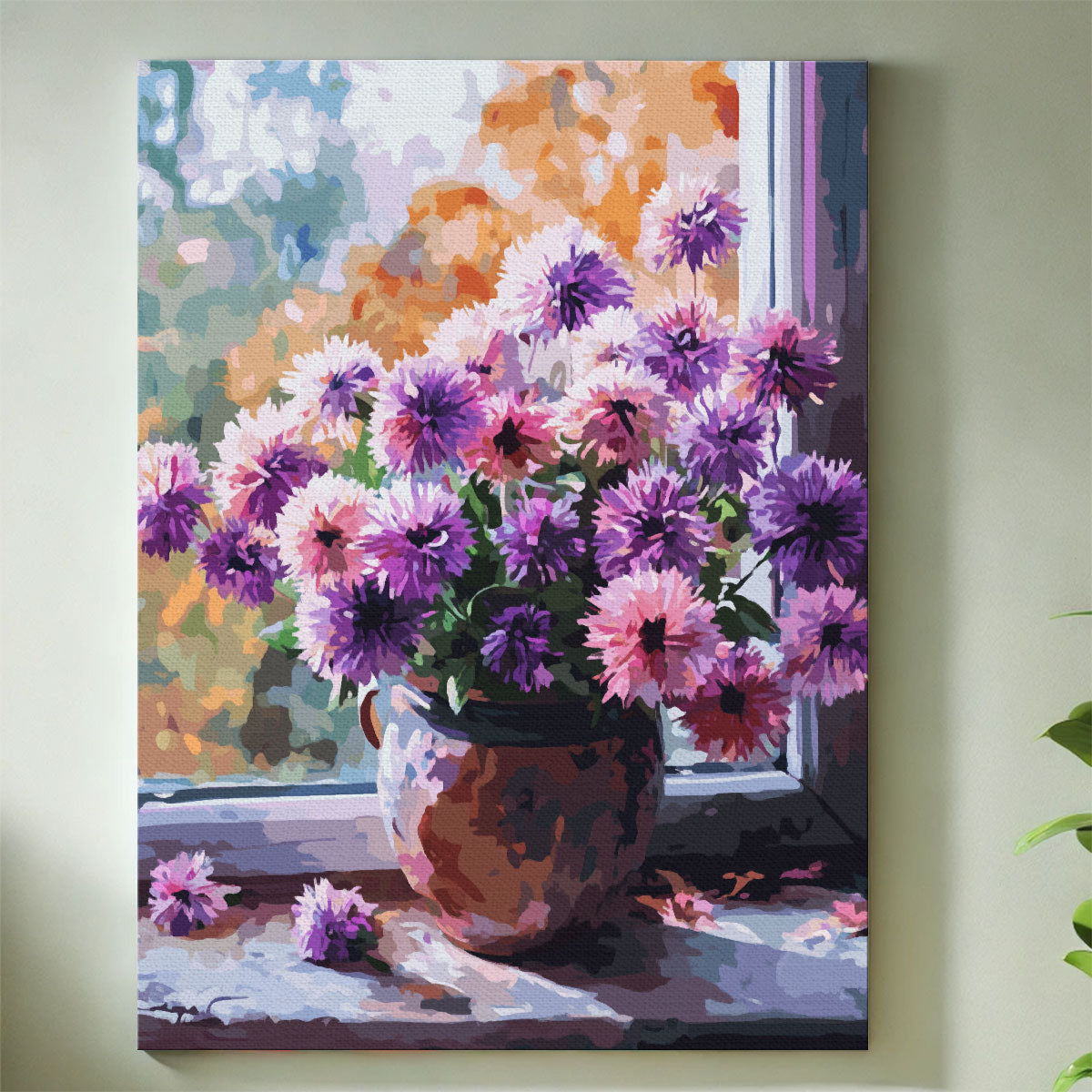 Aster - September Birth Flower | Paint By Numbers Kit