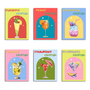 6 Mini Paintings|Fruity Fizz Set