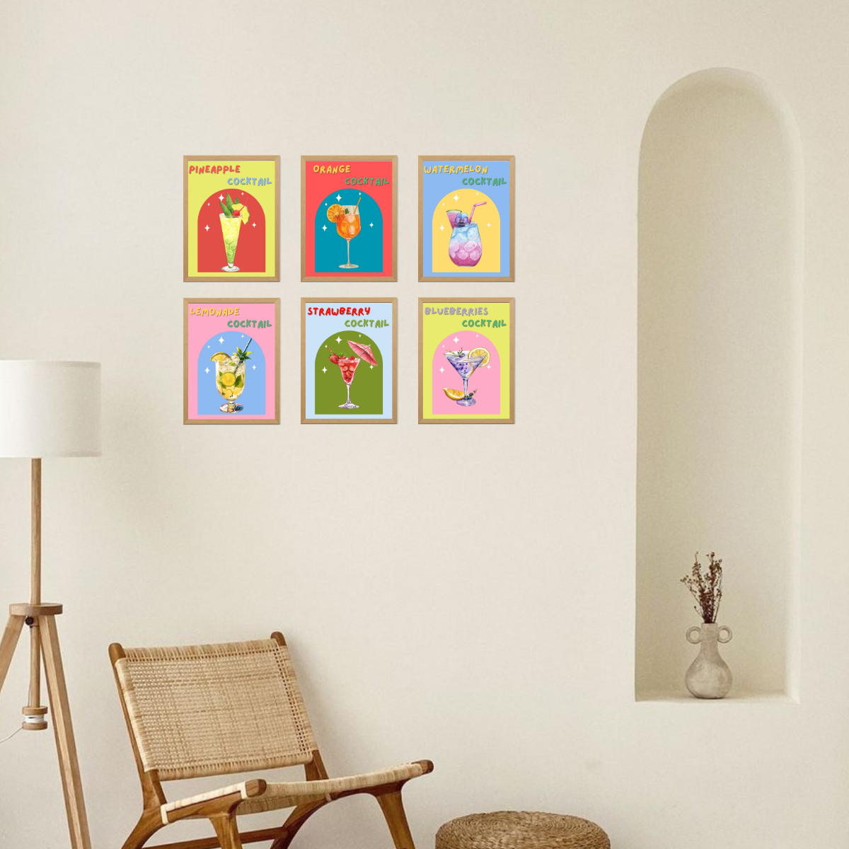 6 Mini Paintings|Fruity Fizz Set