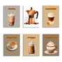 6 Mini Paintings|Café Classics Set
