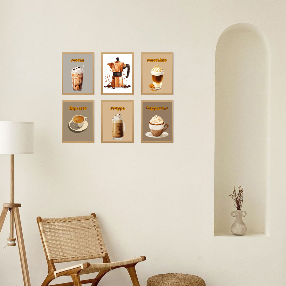 6 Mini Paintings|Café Classics Set