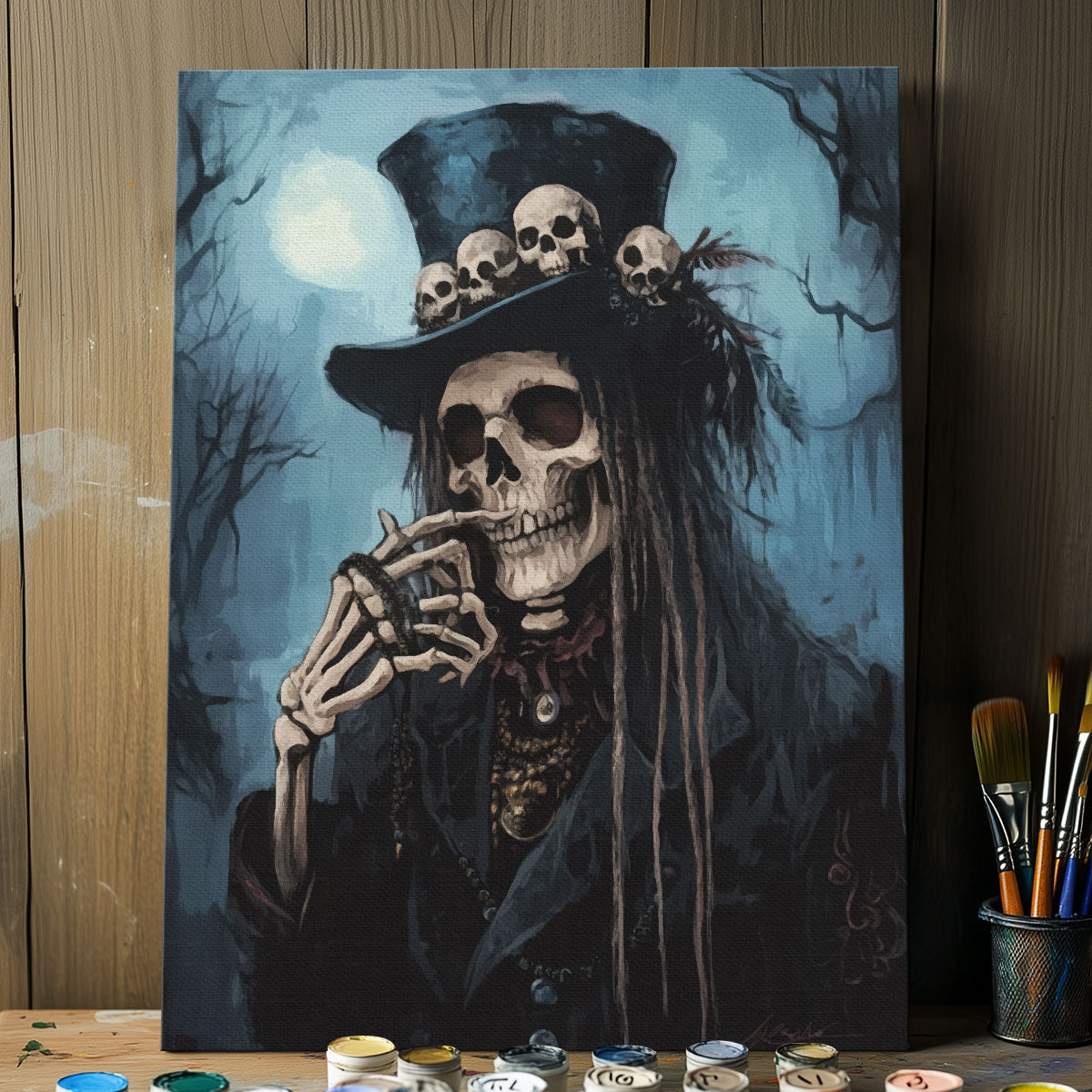 Midnight Skullkeeper | Paint By Numbers Kit