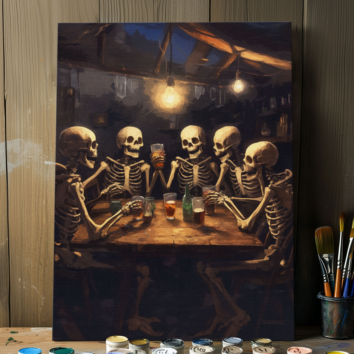 Skeleton Toast | Paint By Numbers Kit