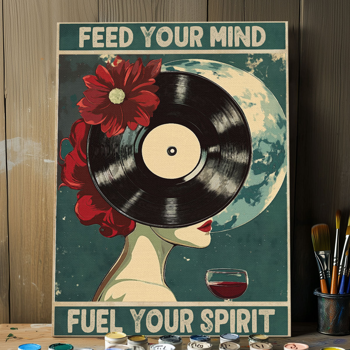 Feed Your Mind | Paint By Numbers Kit