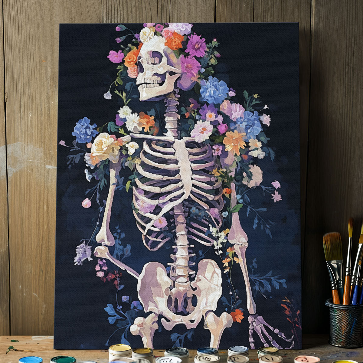 Blooming Bones | Paint By Numbers Kit