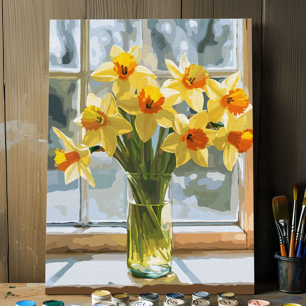 Daffodil - March Birth Flower | Paint By Numbers Kit