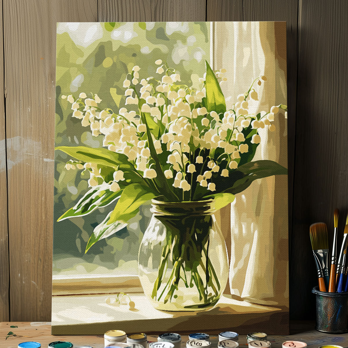 Lily of the Valley - May Birth Flower | Paint By Numbers Kit