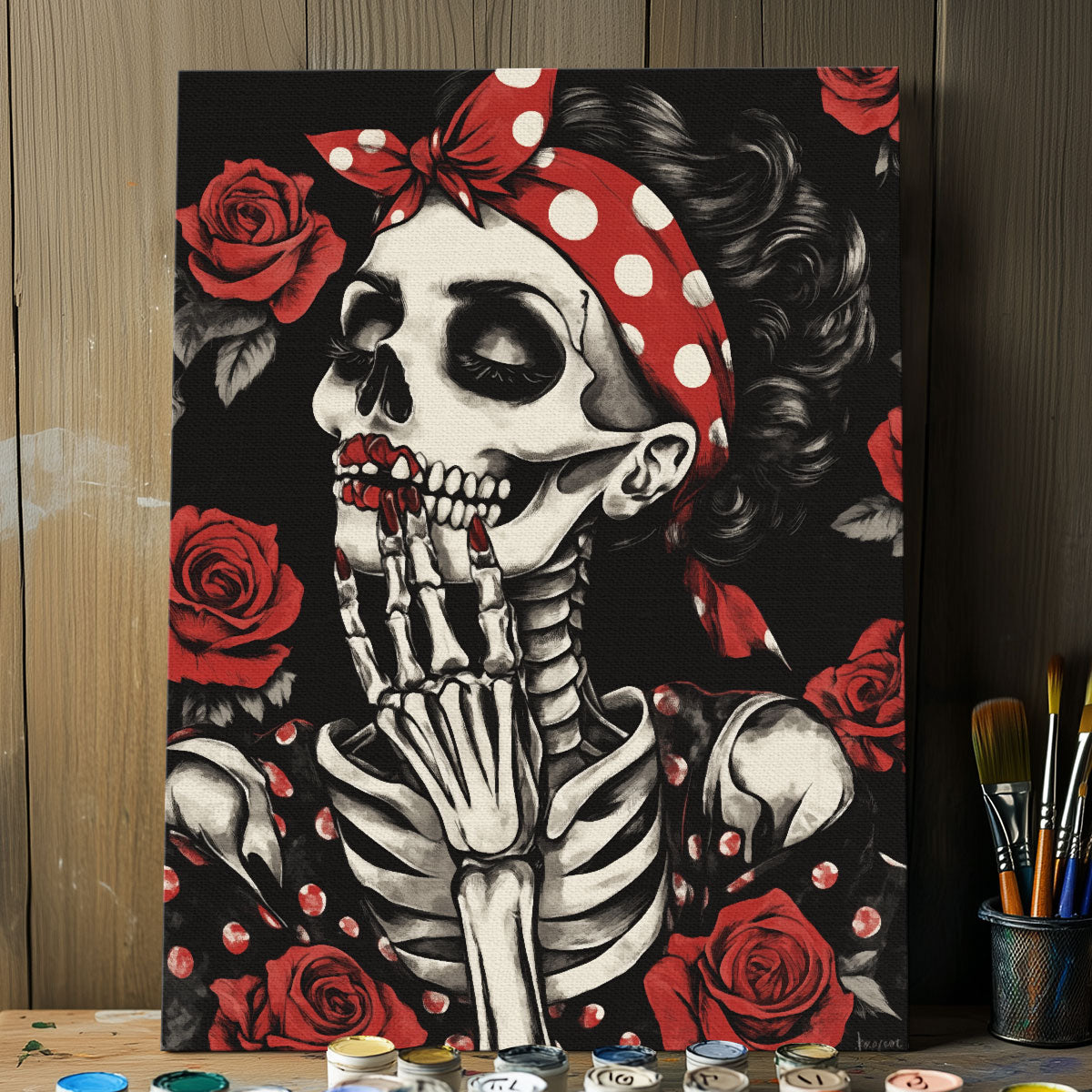 Vintage Skeleton | Paint By Numbers Kit