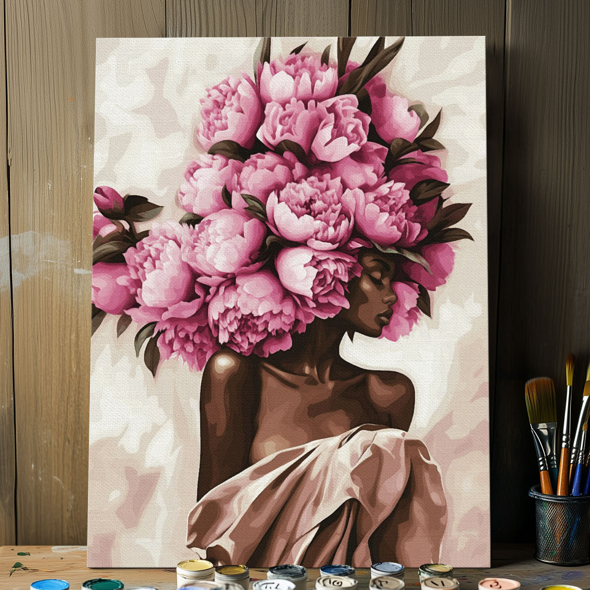 Peony Crown | Paint By Numbers Kit