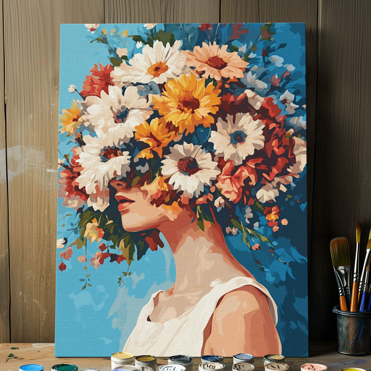 Floral Sunrise | Paint By Numbers Kit