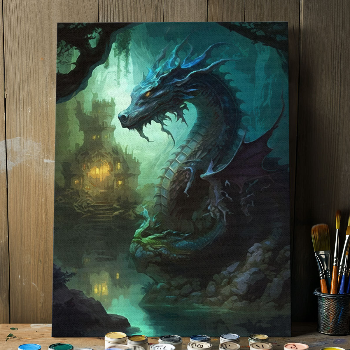 Guardian of Dragon Hollow | Paint By Numbers Kit