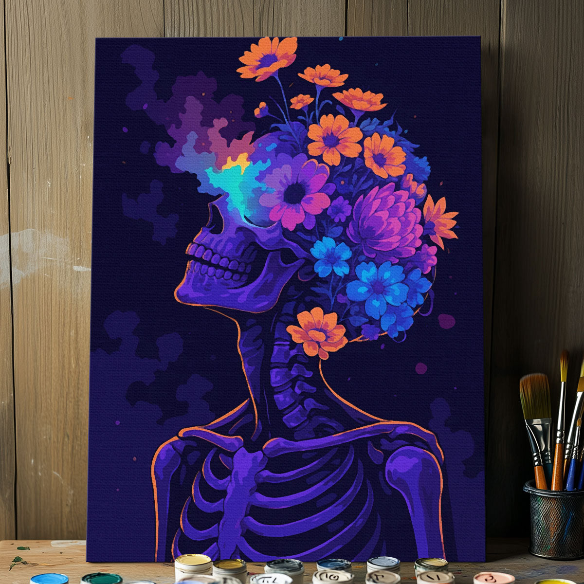 Floral Decay |  Paint By Numbers Kit