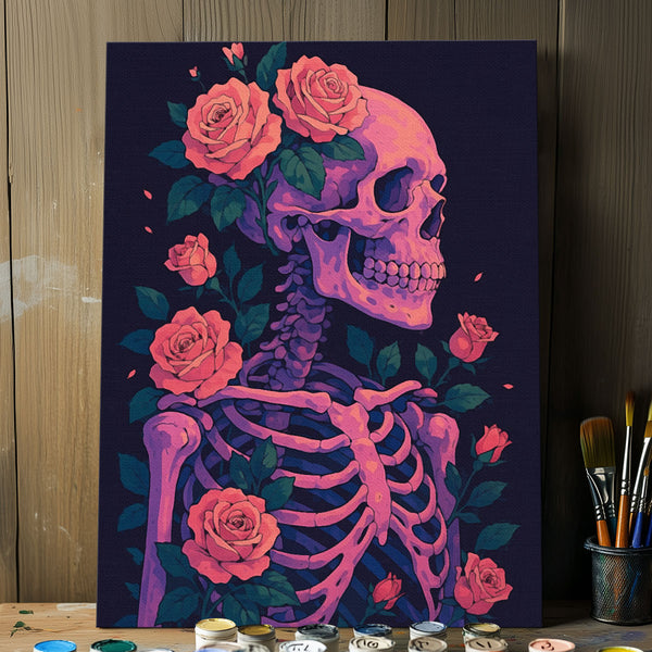 Roseate Skeleton | Paint By Numbers Kit
