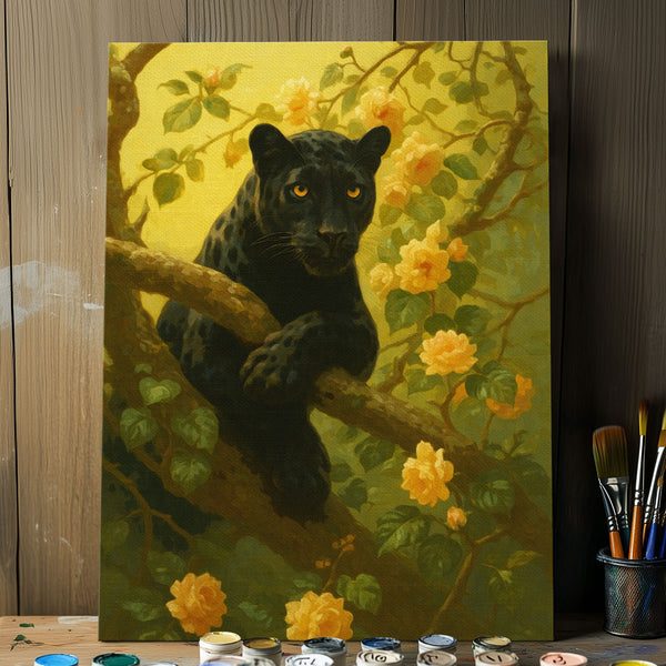 Panther in Golden Light | Paint By Numbers Kit