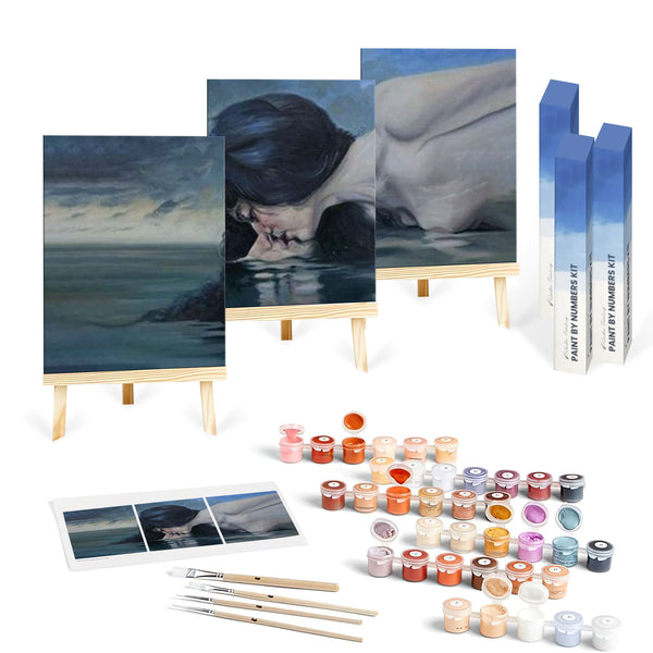 Submerged Kiss Set|  Paint By Numbers Kit