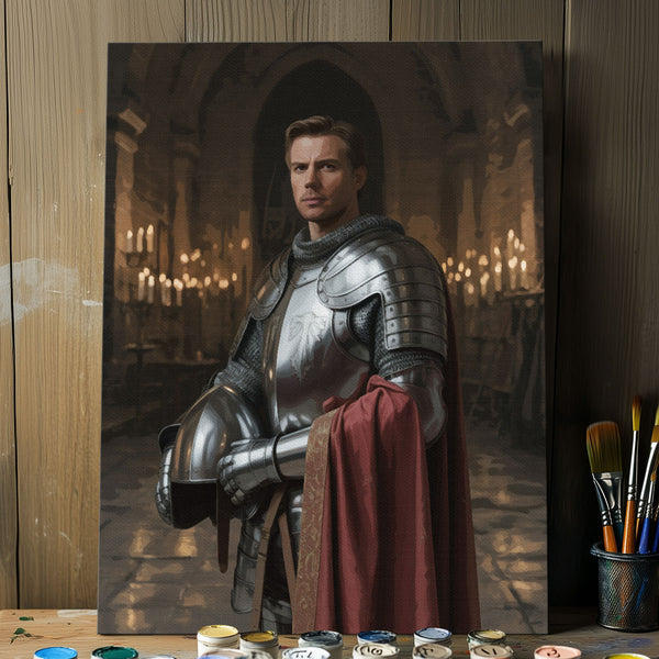 Knight in Armor |  Paint By Numbers Kit