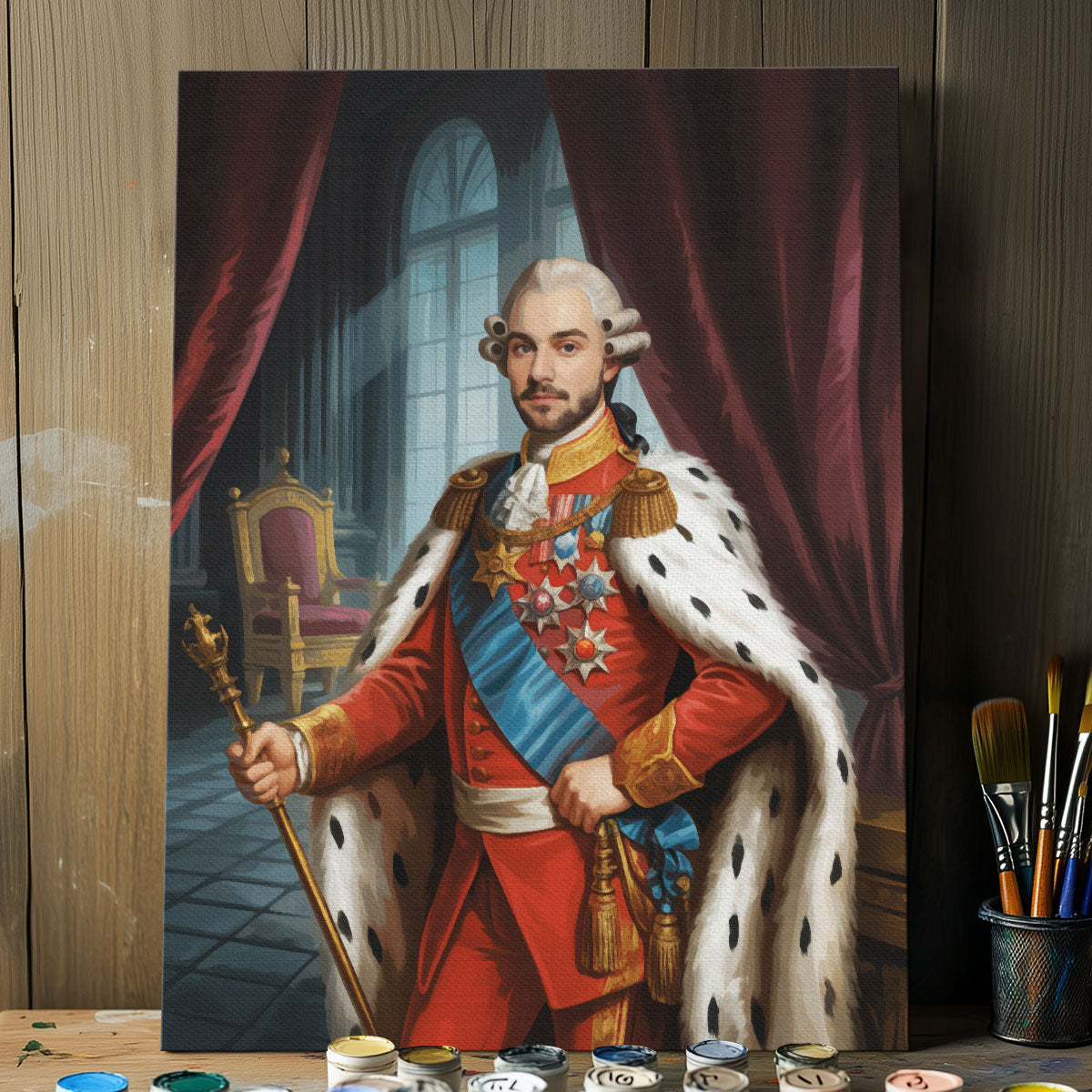 The Royal King | Paint By Numbers Kit
