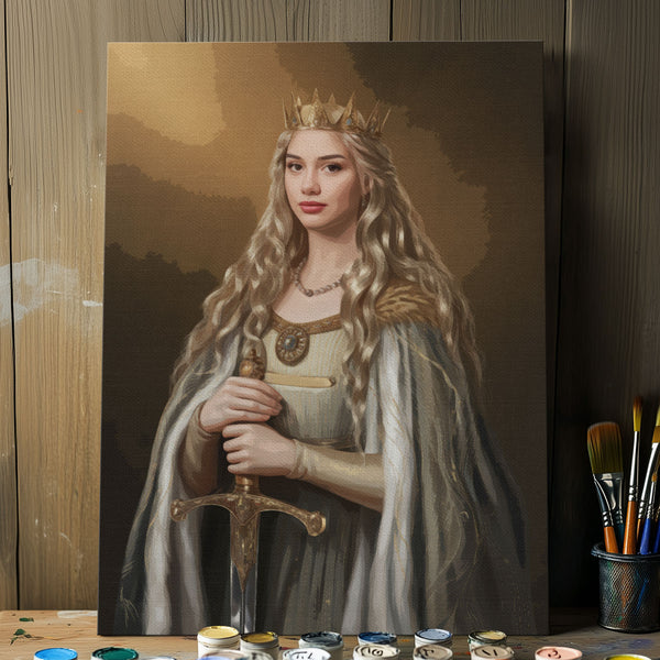 The Sword Queen | Paint By Numbers Kit
