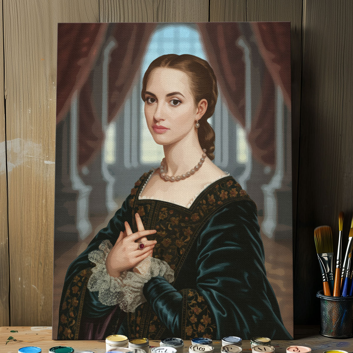 A Renaissance Portrait | Paint By Numbers Kit