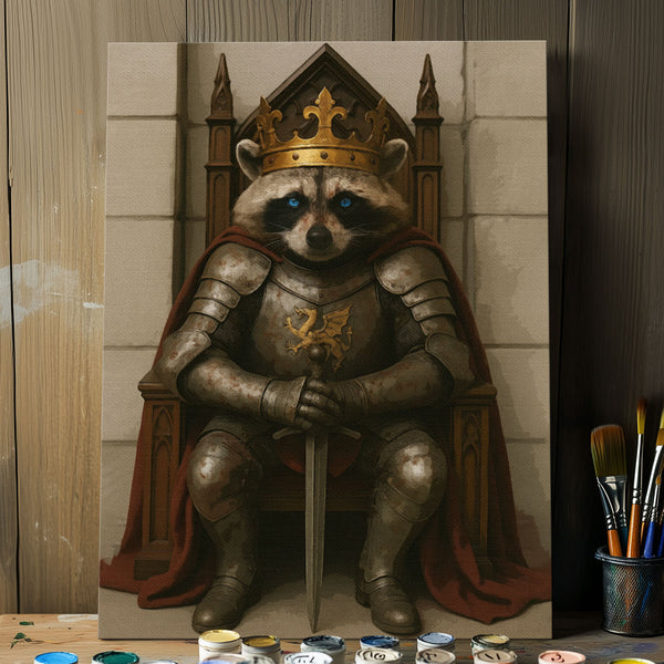 The Raccoon King| Paint By Numbers Kit