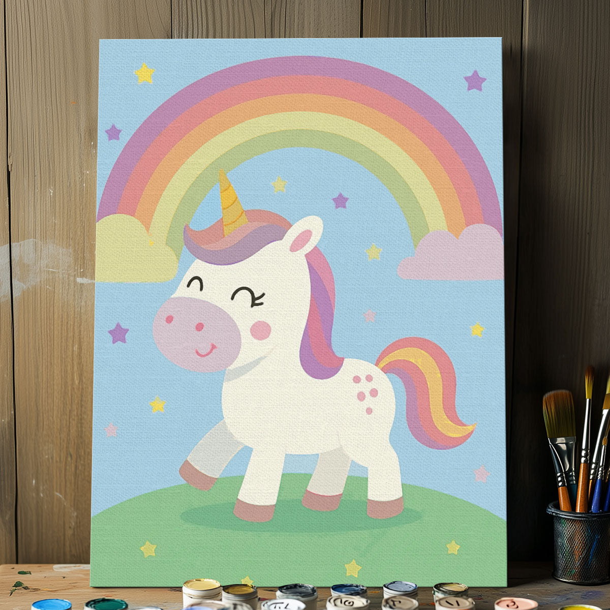 Unicorn Rainbow | Paint By Numbers Kit
