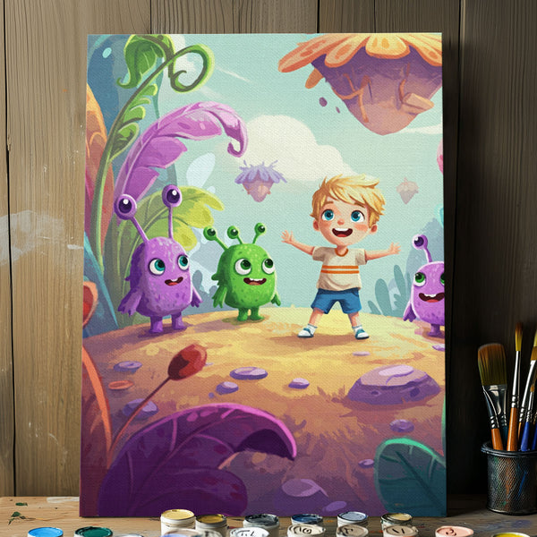 Alien Friends | Paint By Numbers Kit