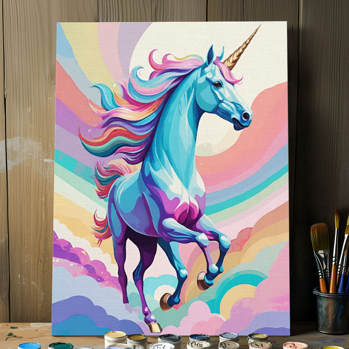 Colorful Horse | Paint By Numbers Kit