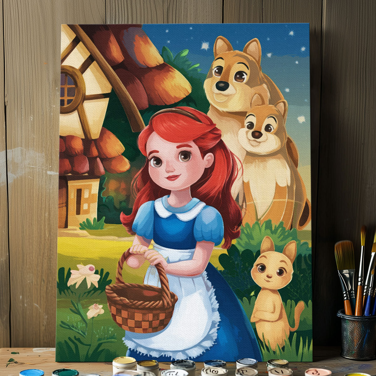 The Village Girl | Paint By Numbers Kit