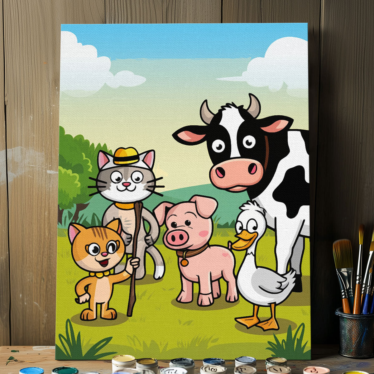 Farm Animal Friends | Paint By Numbers Kit