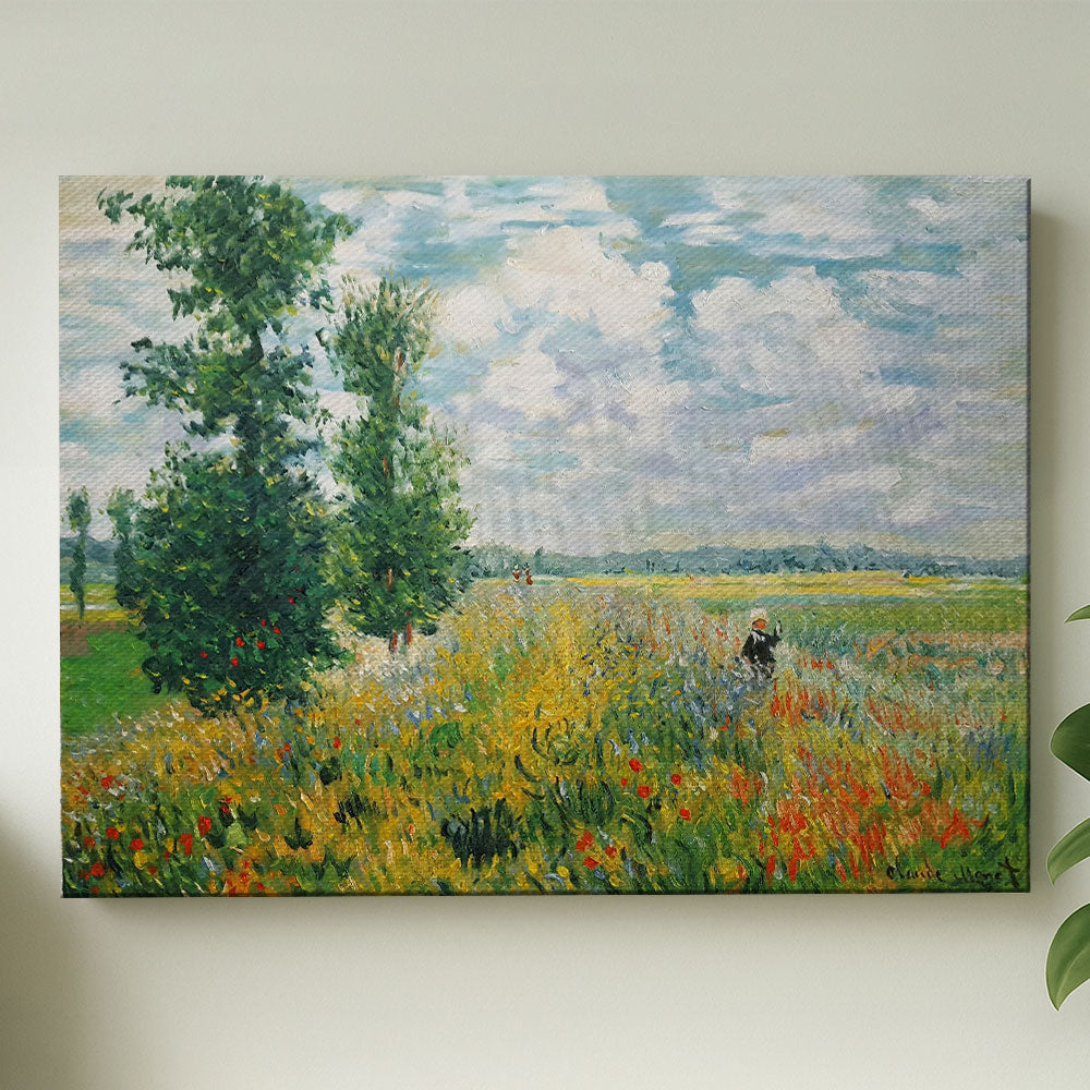 "Poppy Fields near Argenteuil" by Claude Monet