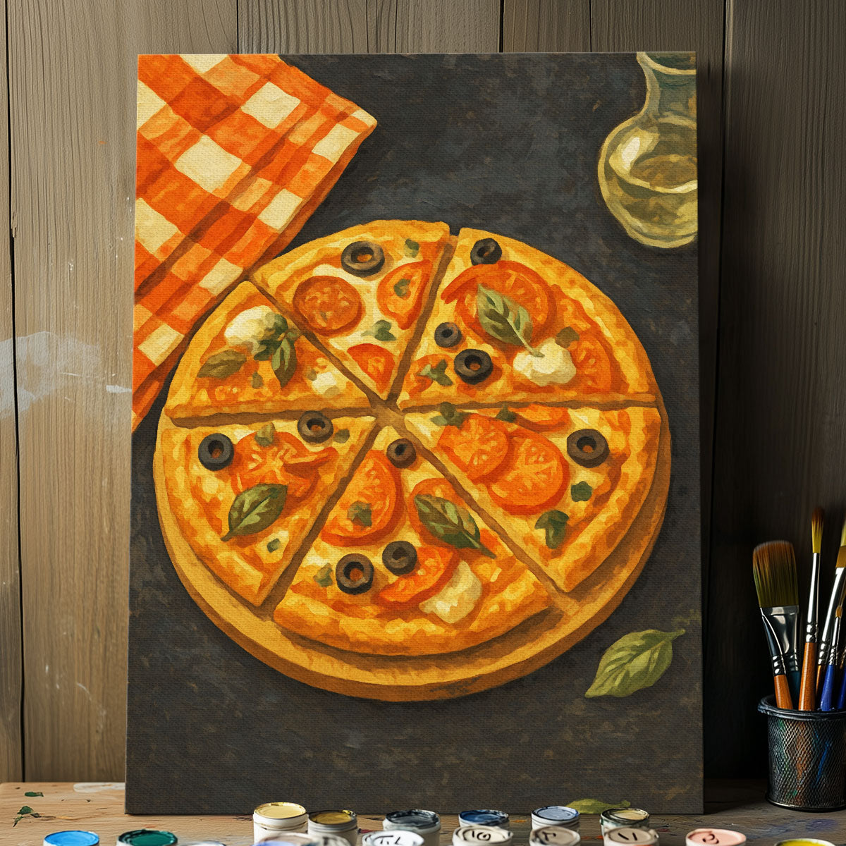 Pizza | Paint-by-number Kit