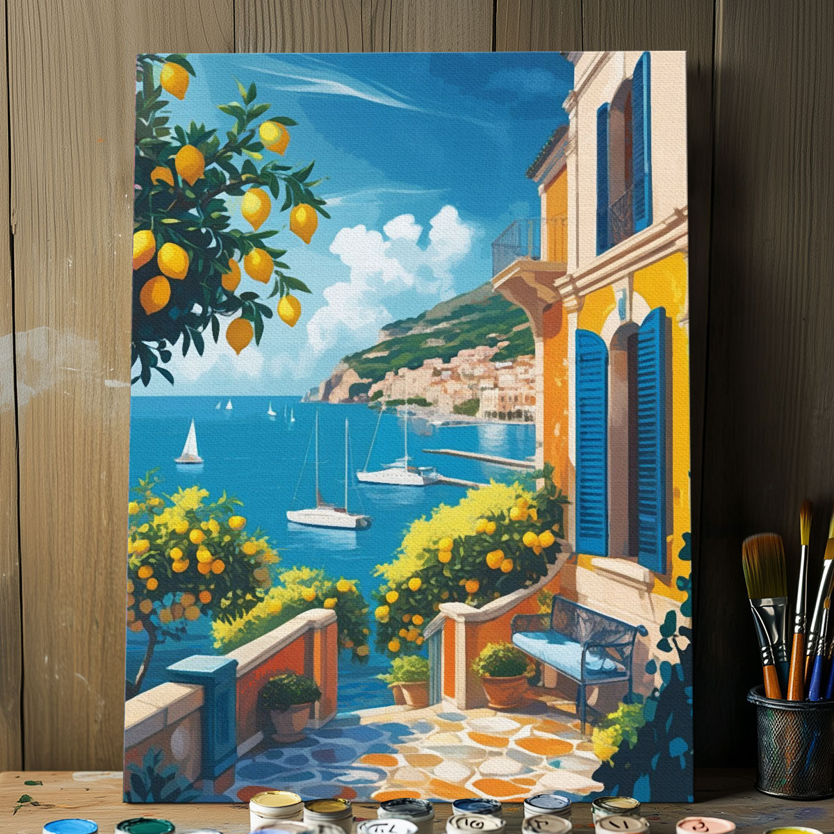 Lemon Coast|  Paint By Numbers Kit