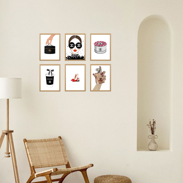 6 Mini Paintings|The Luxe Life Set
