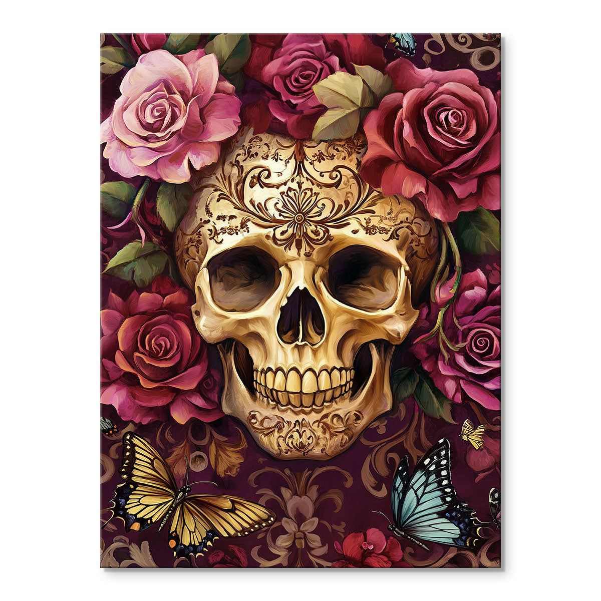 Floral Skull | Paint By Numbers Kit