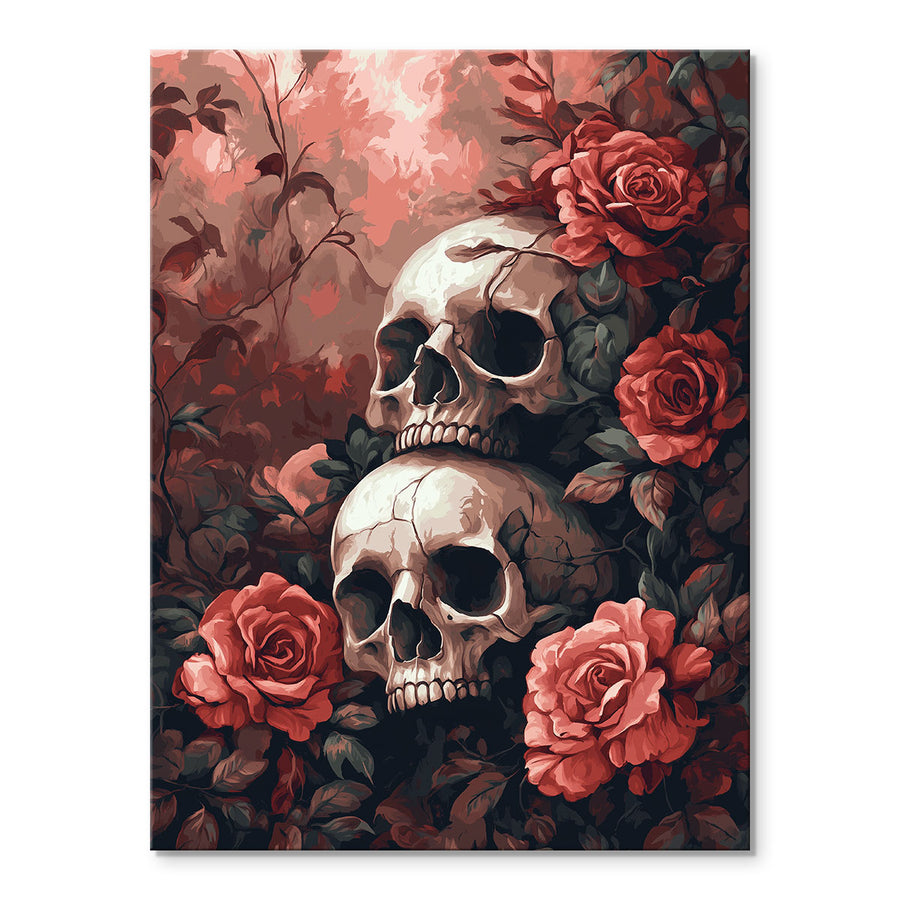 Crimson Rose Garden | Paint By Numbers Kit