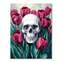 Skull in Tulips | Paint By Numbers Kit