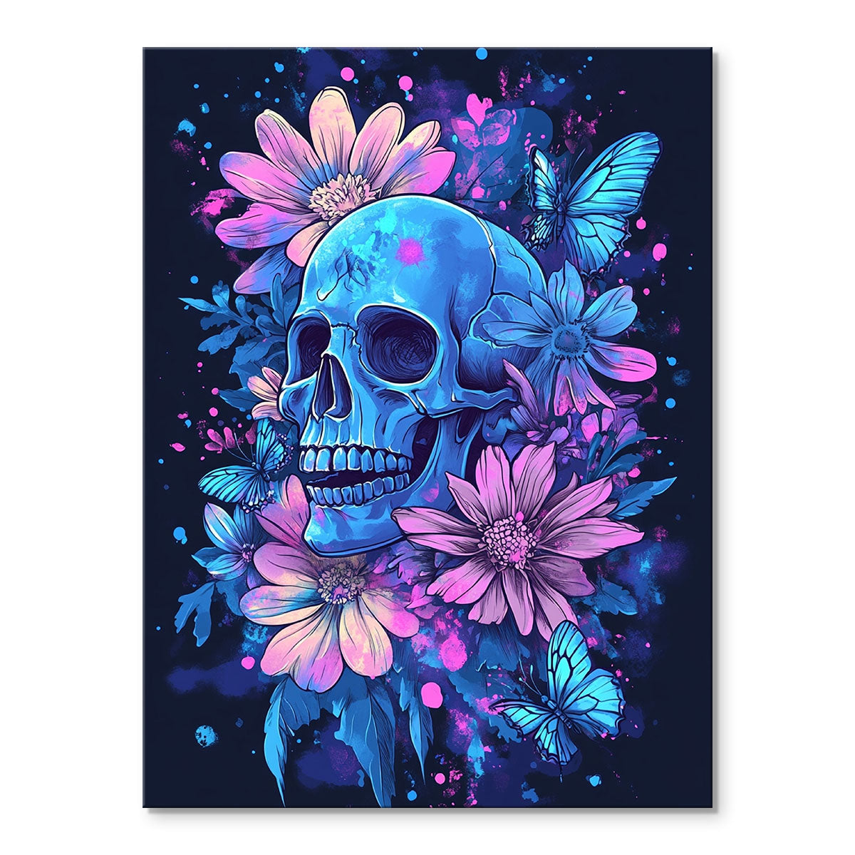 Spring Butterflies Skulls | Paint By Numbers Kit