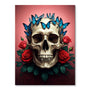 Butterflies and Roses Skull | Paint By Numbers Kit